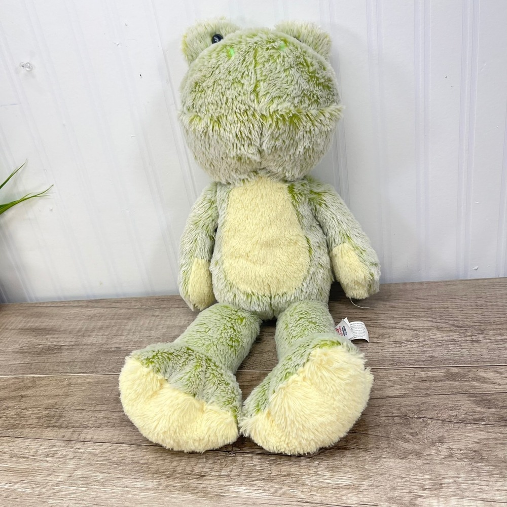Frog Plush, Stuffed Animal, Plush Toy, Fiesta, Long Legs, Green/Yellow